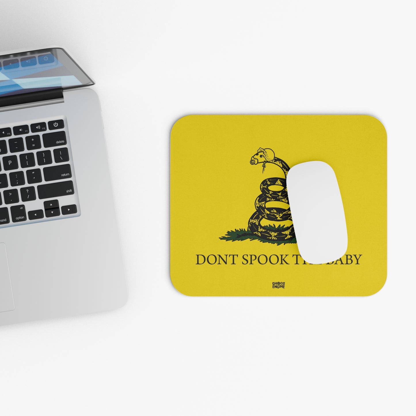 Don't Spook the Baby mouse pad