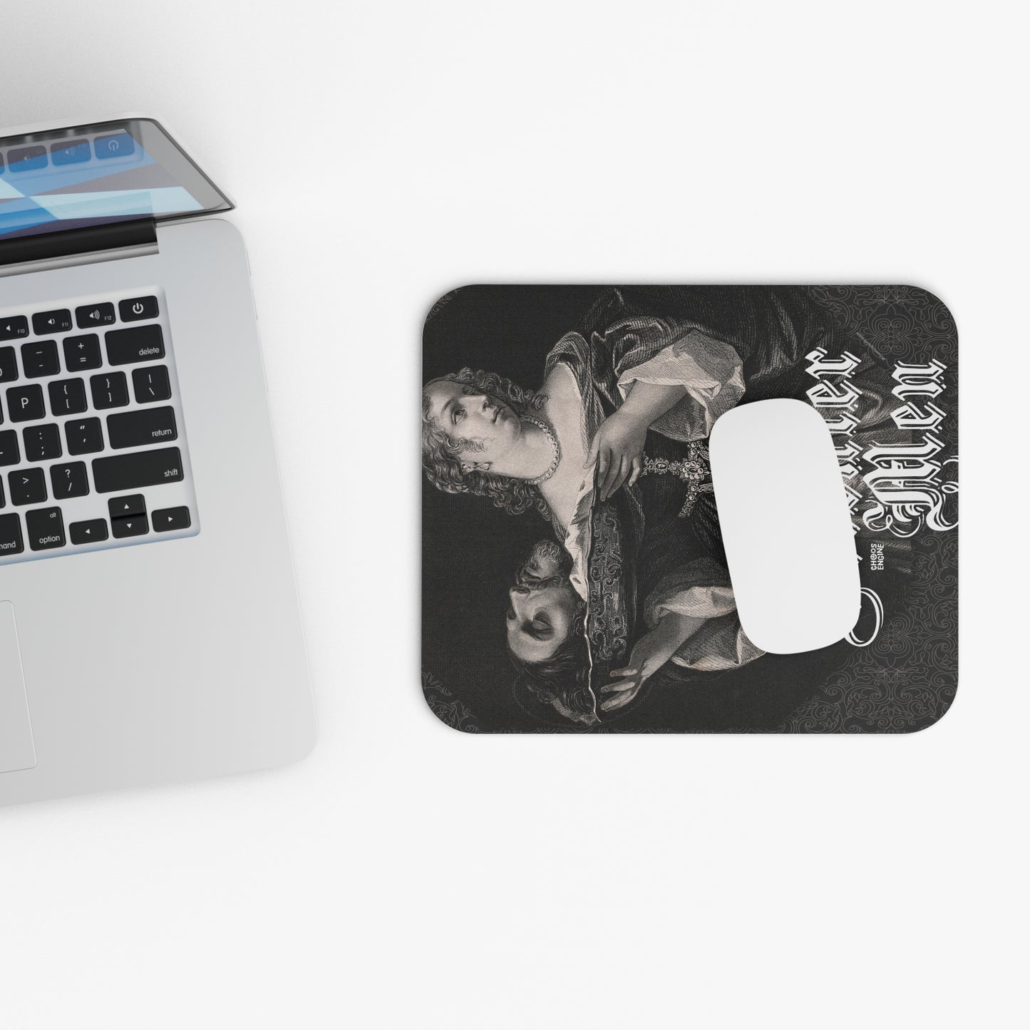 Decenter Men mouse pad