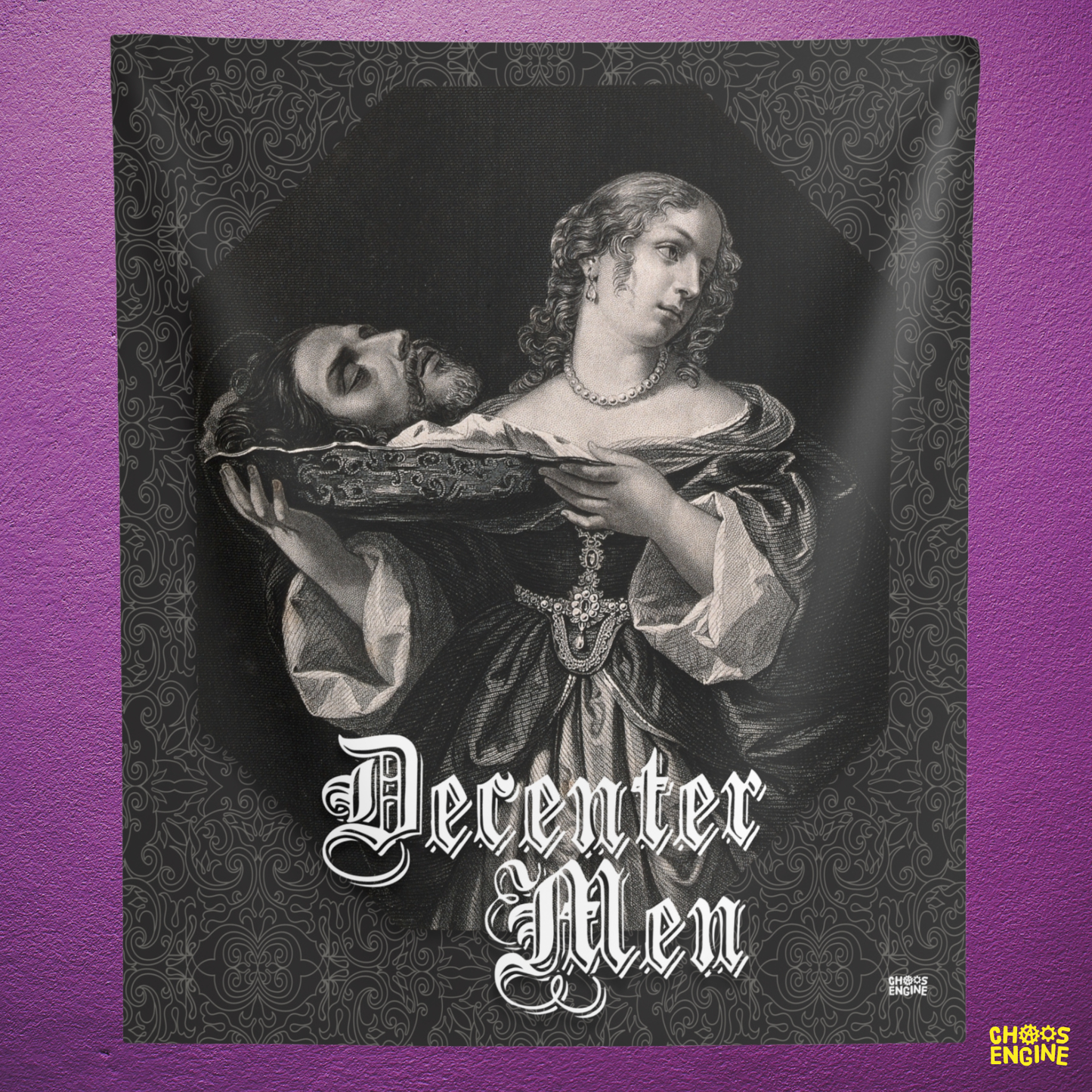 Decenter Men wall tapestry