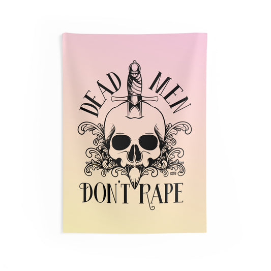 Dead Men Don't Rape wall tapestry