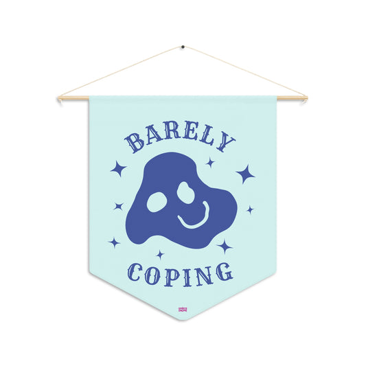 Barely Coping hanging pennant