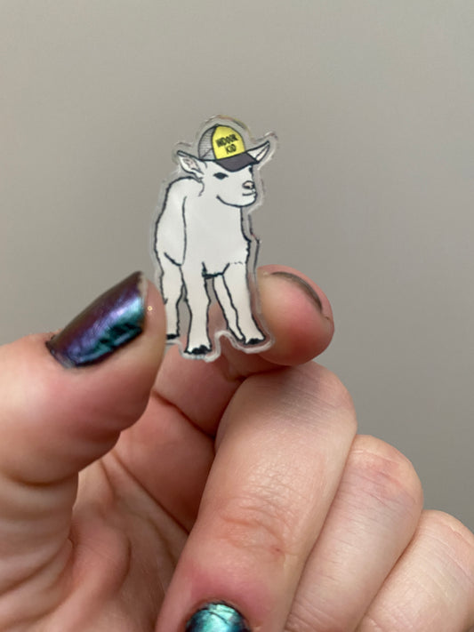 Indoor Kid acrylic pin