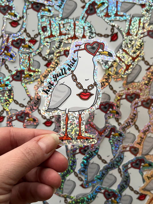 Hot Gull Shit sticker