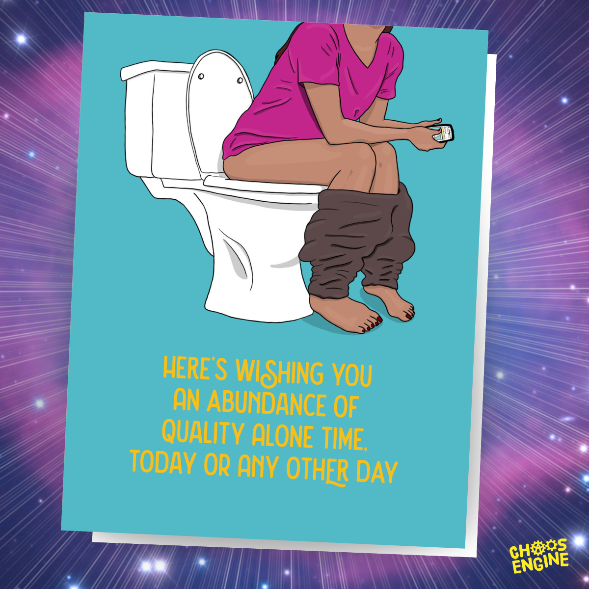 Quality Alone Time card