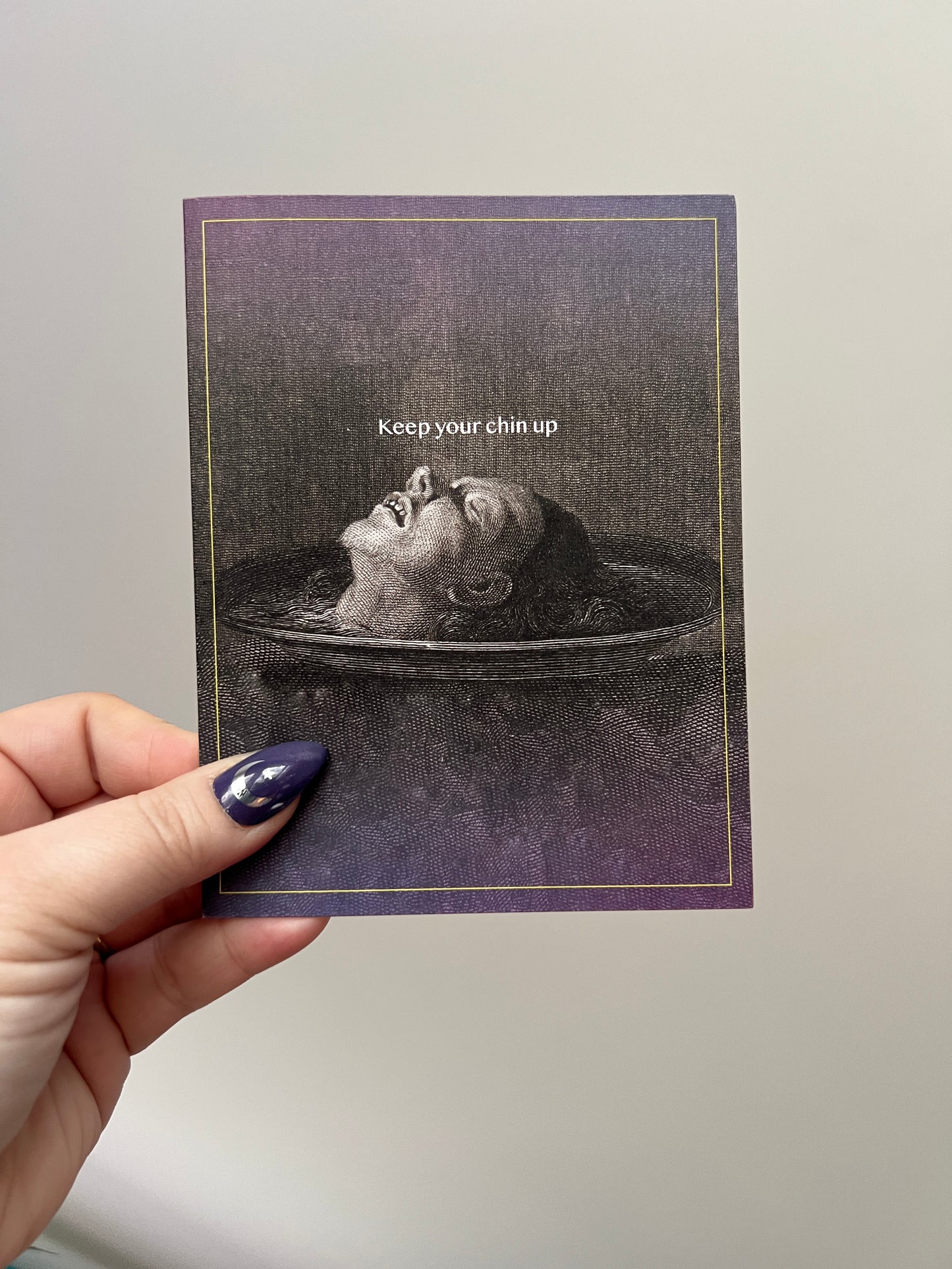 Keep Your Chin Up card