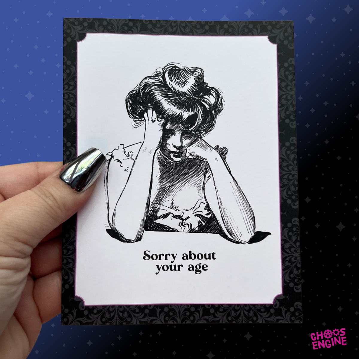 Sorry About Your Age card