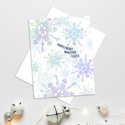 Happy/Merry Whatever holiday card