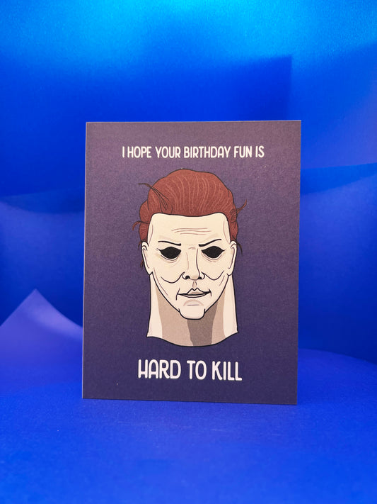 Michael Myers birthday card