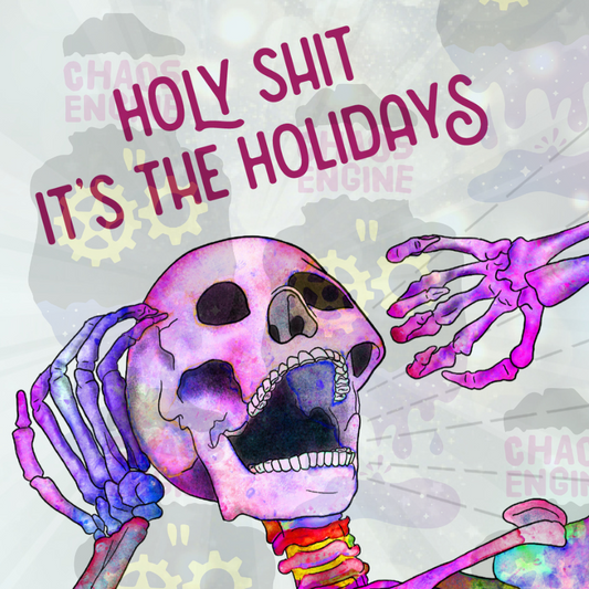 Holy Shit It's the Holidays! card