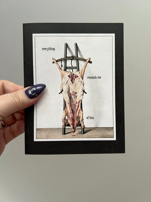 Everything Reminds Me of Him card