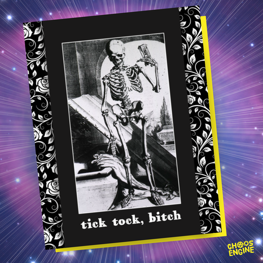 Tick Tock, Bitch card
