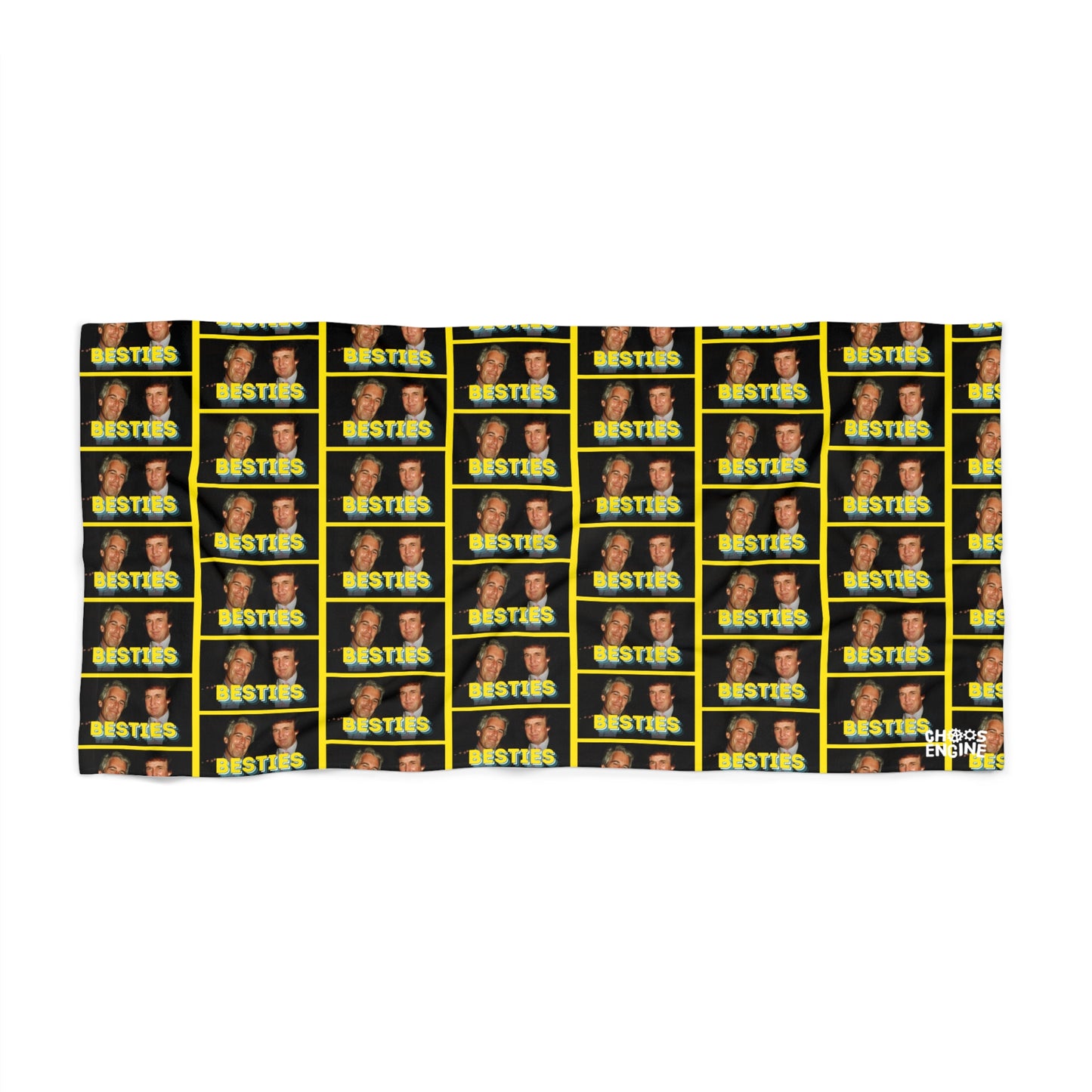 BESTIES Trump Epstein beach towel