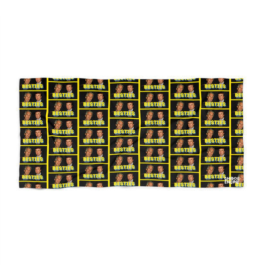 BESTIES Trump Epstein beach towel