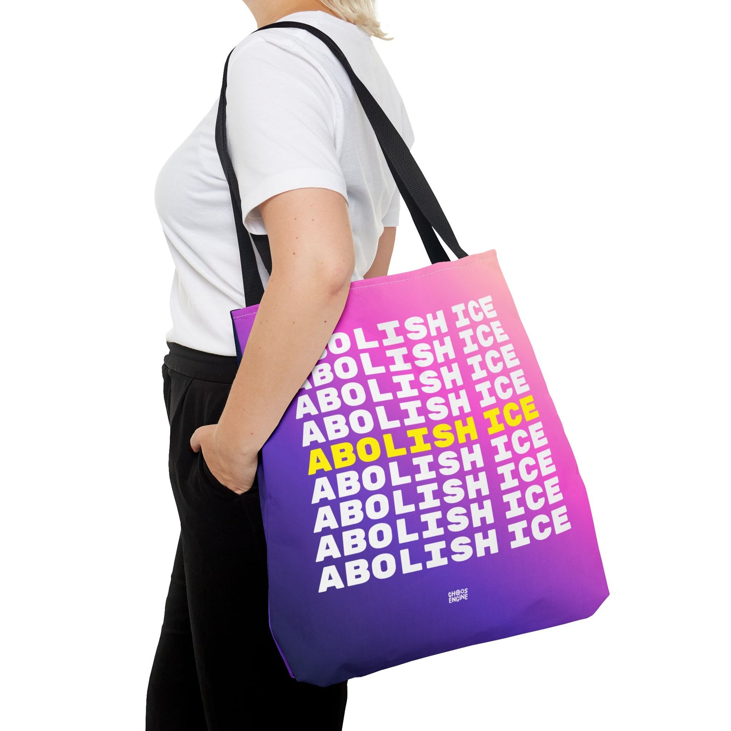 Abolish ICE tote bag