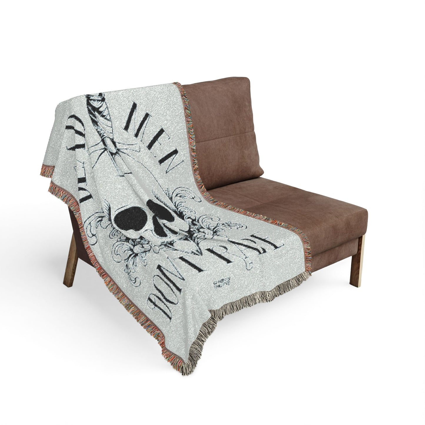 Dead Men Don't Rape woven blanket