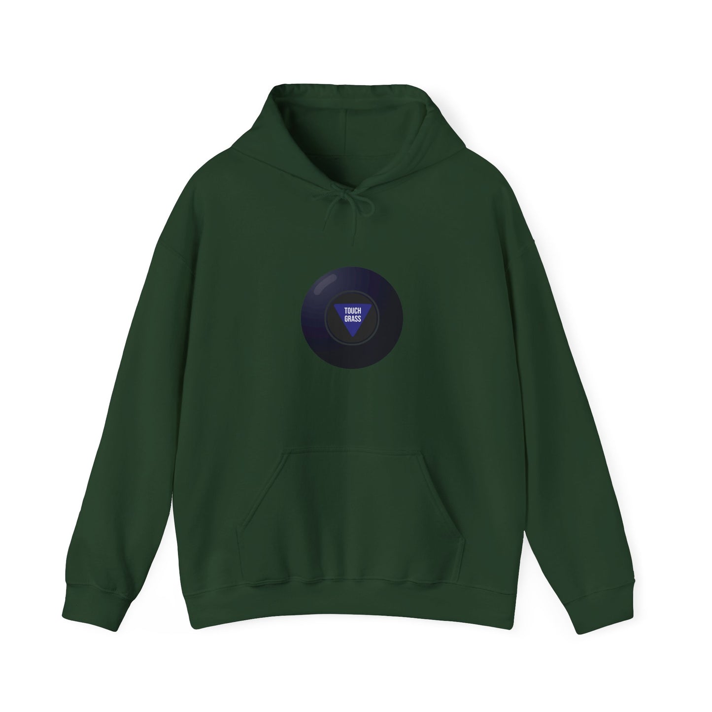 Touch Grass Magic 8-Ball hoodie