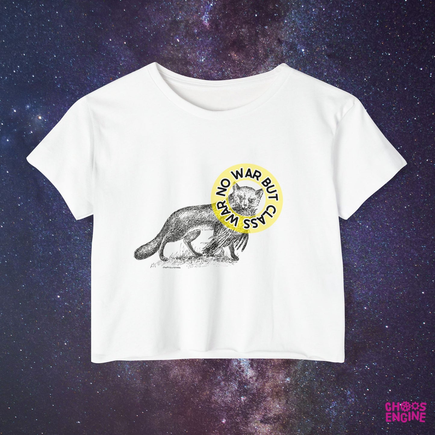 No War But Class War crop top