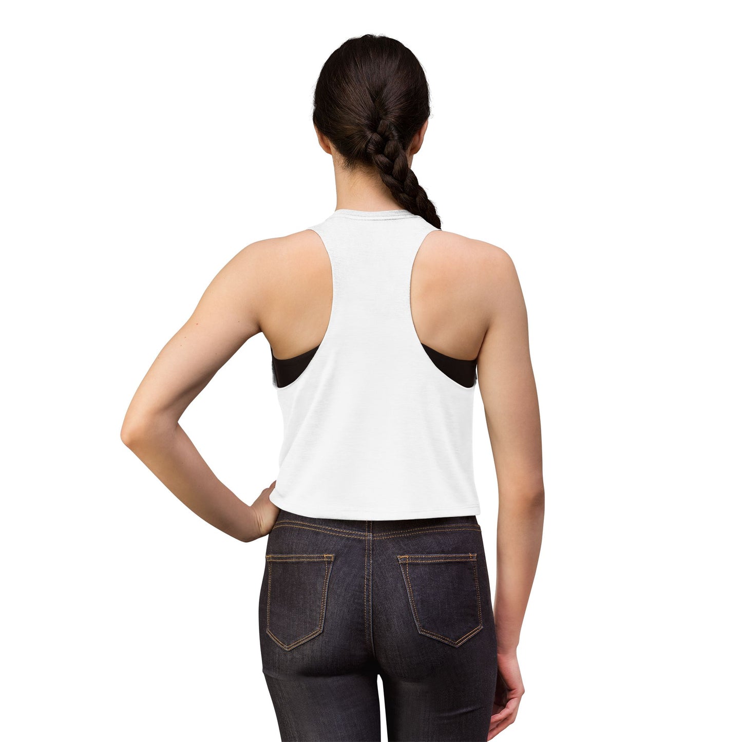Girl Dinner cropped tank