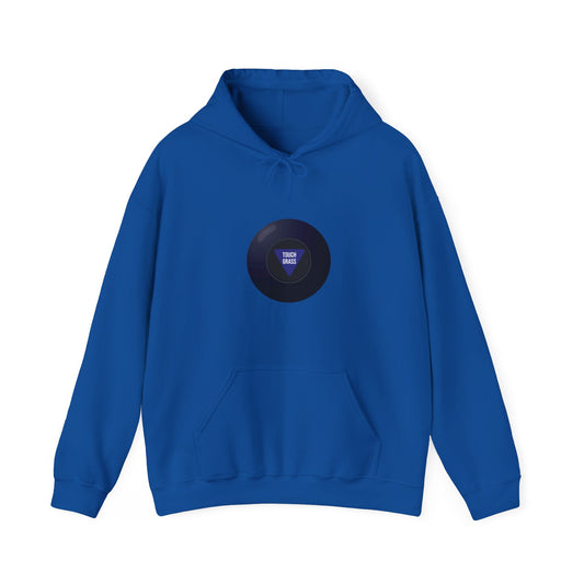 Touch Grass Magic 8-Ball hoodie