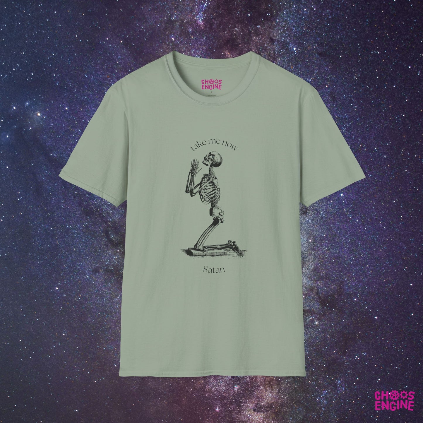 Take Me Now, Satan unisex T-shirt