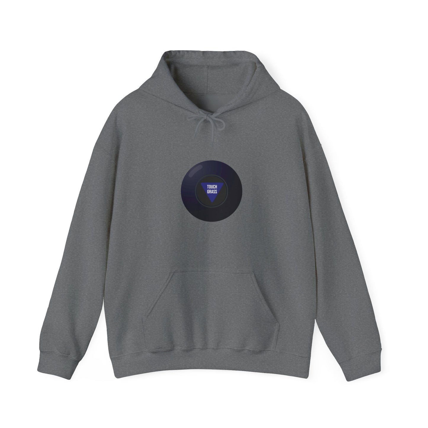 Touch Grass Magic 8-Ball hoodie
