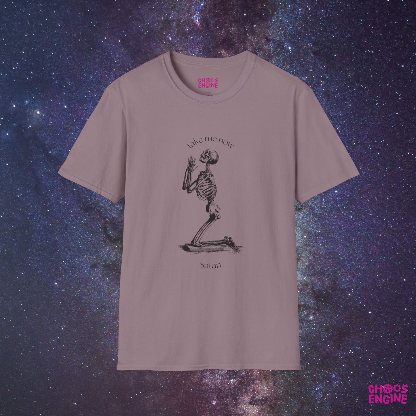 Take Me Now, Satan unisex T-shirt