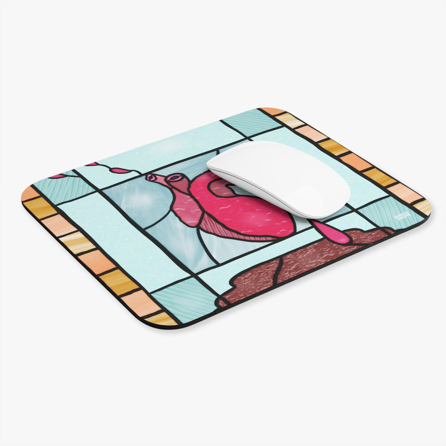 Heart of Stained Glass mouse pad