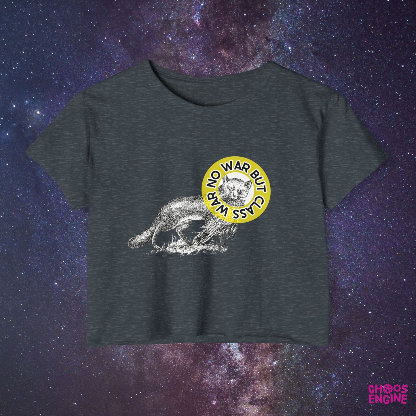 No War But Class War crop top