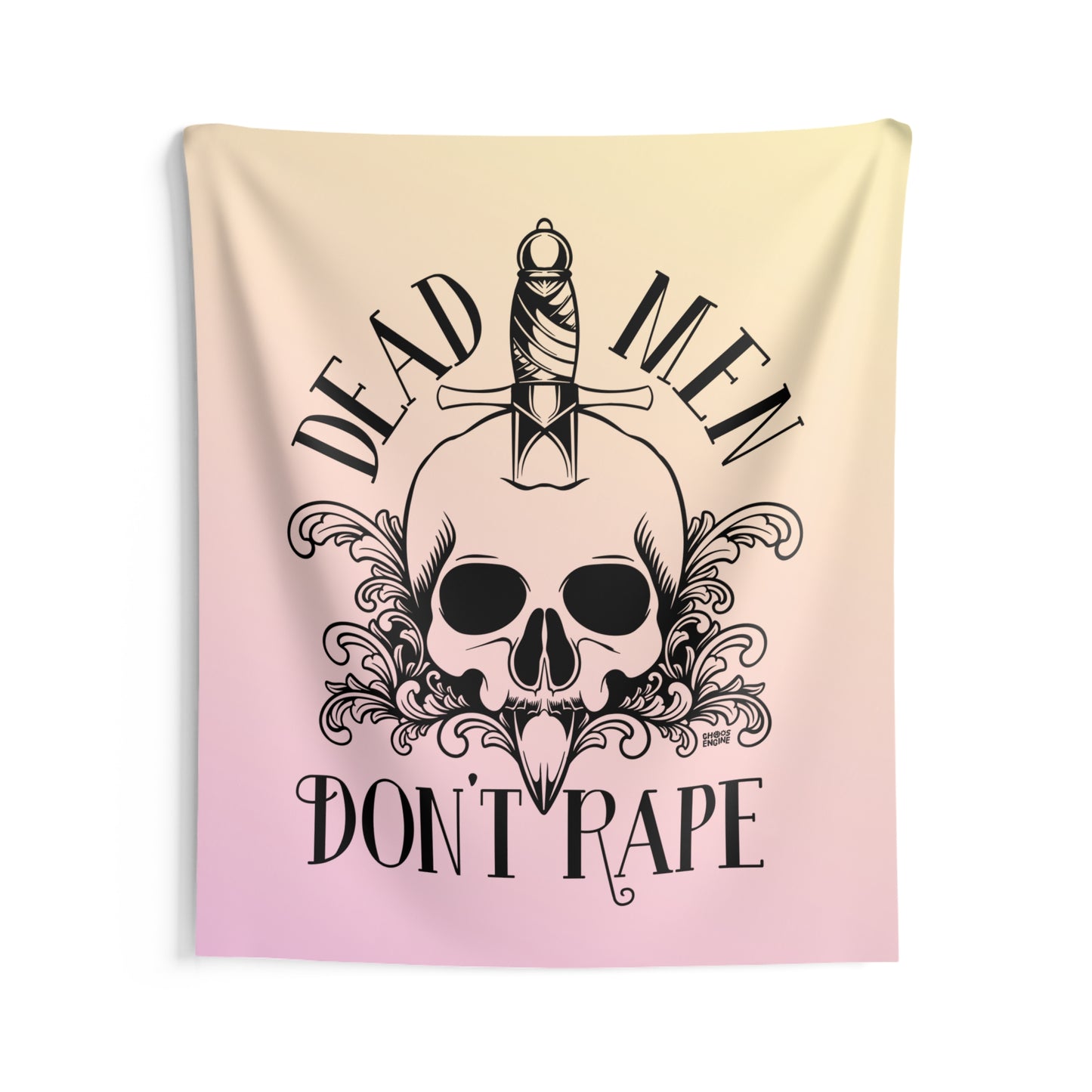 Dead Men Don't Rape wall tapestry