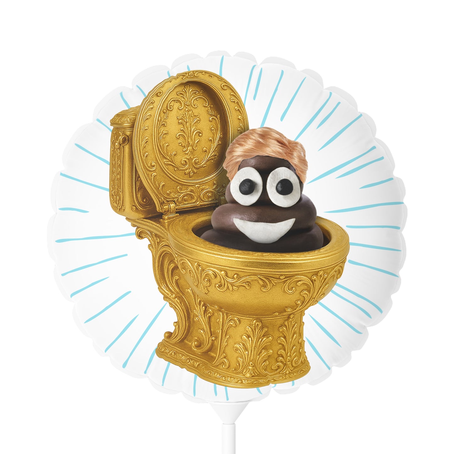 Flush That Turd! party balloon