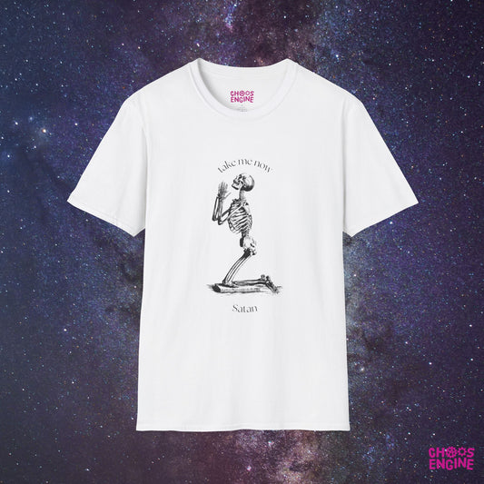 Take Me Now, Satan unisex T-shirt