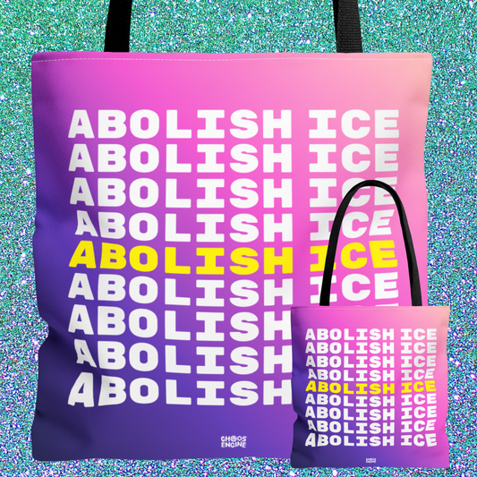 Abolish ICE tote bag