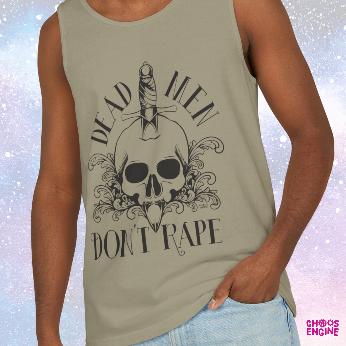 Dead Men Don't Rape unisex tank top