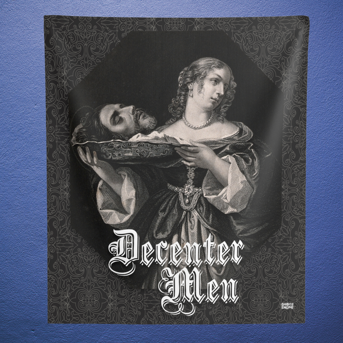 Decenter Men wall tapestry