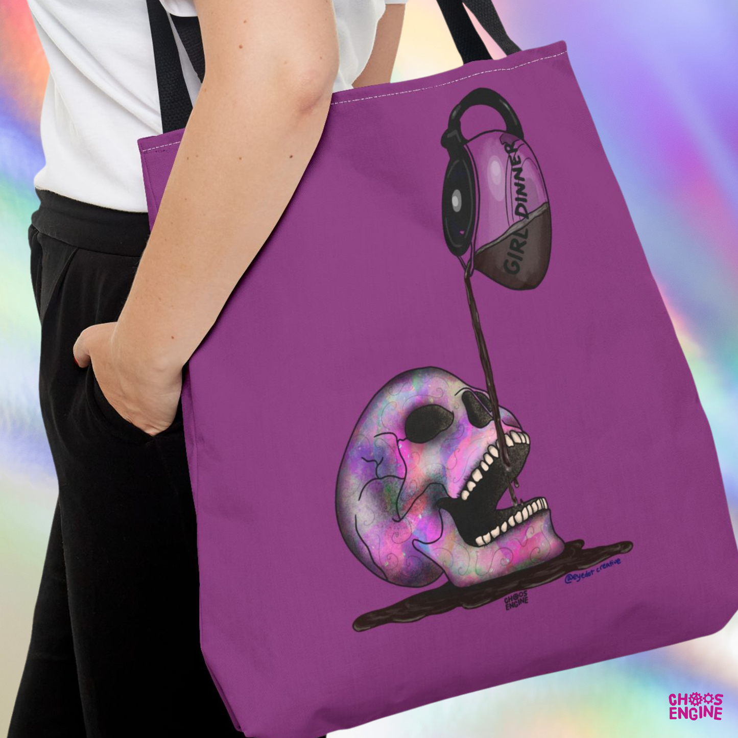 Girl Dinner tote bag