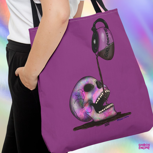 Girl Dinner tote bag