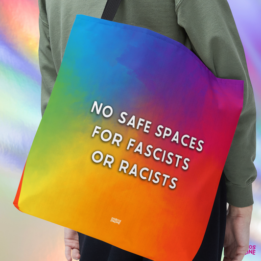 No Safe Spaces tote bag