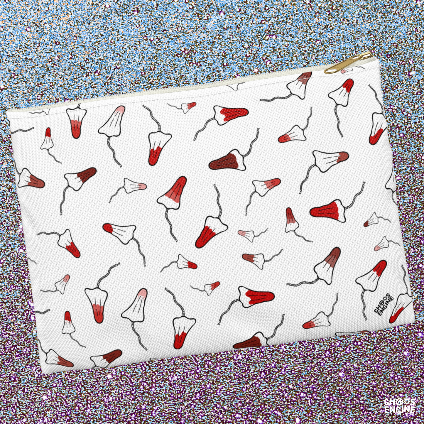 Bloody Tampons zipper pouch