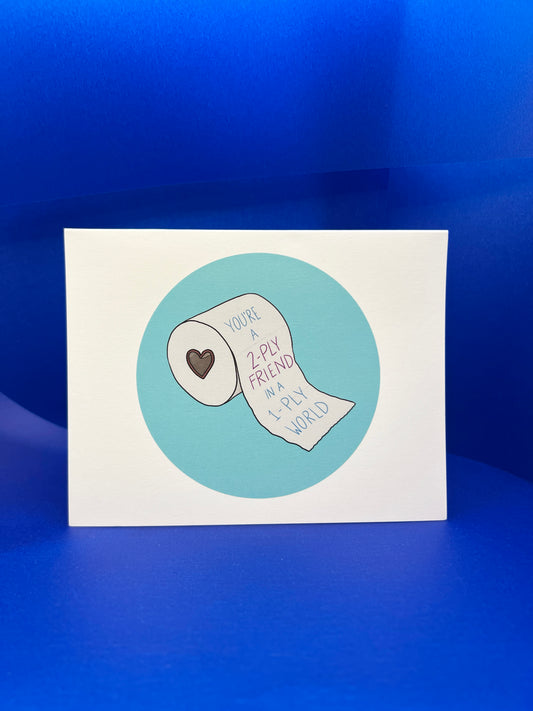 2-Ply Friend card