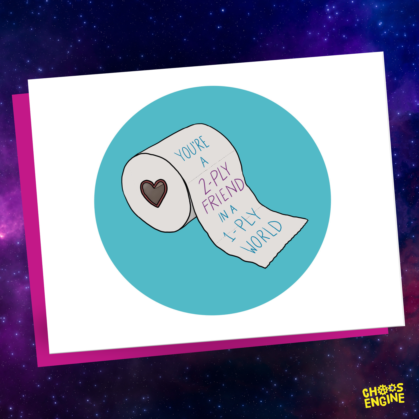 2-Ply Friend card