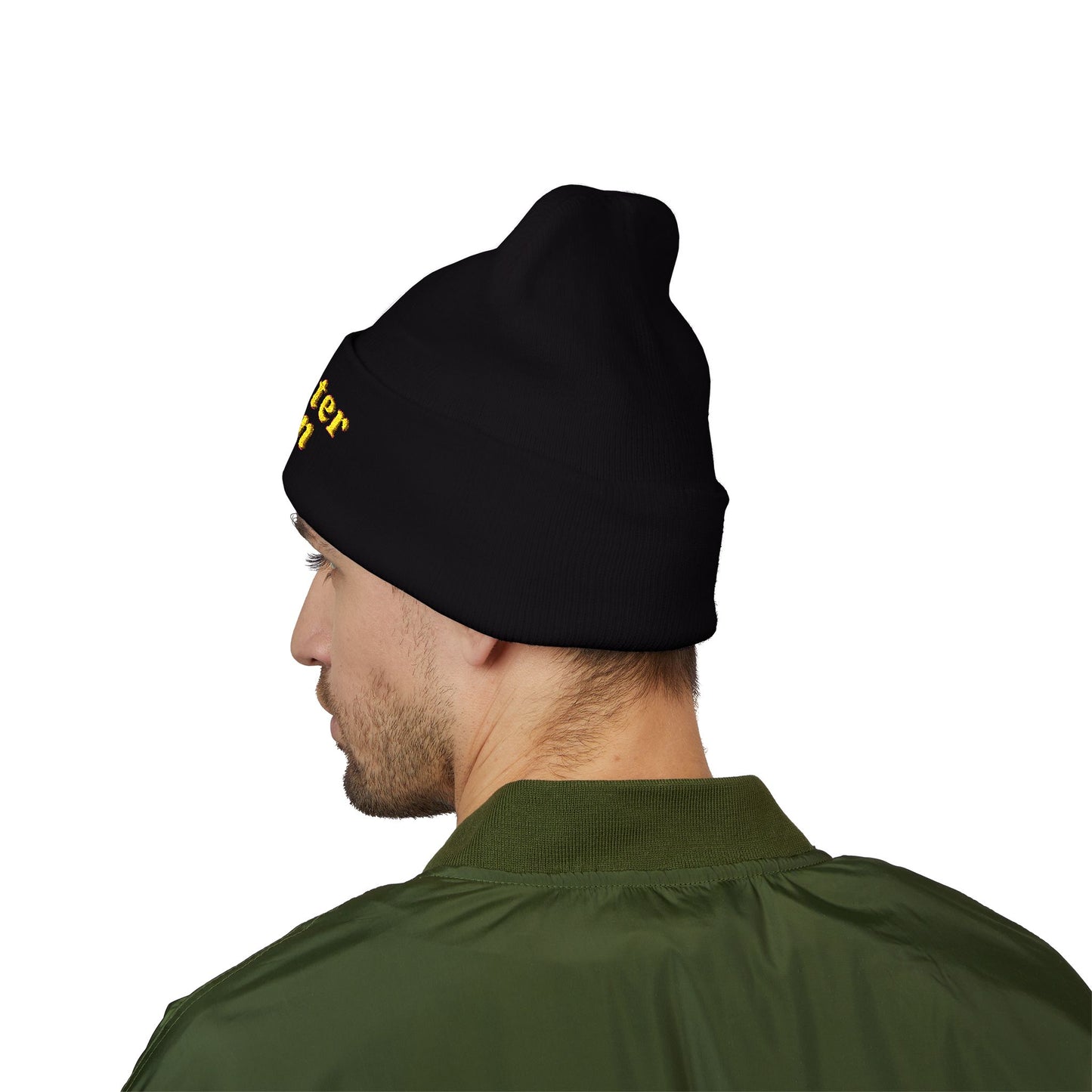 Decenter Men embroidered beanie