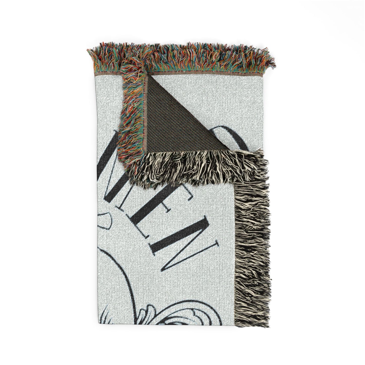 Dead Men Don't Rape woven blanket