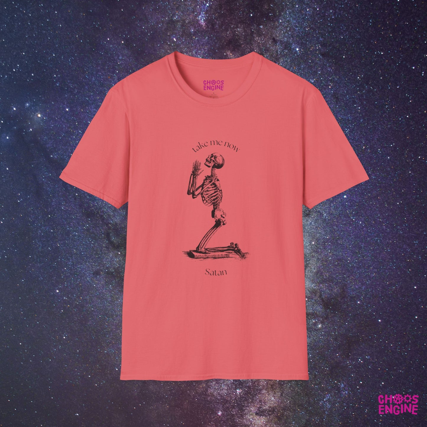 Take Me Now, Satan unisex T-shirt