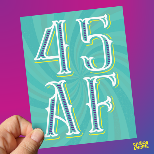 45 AF card
