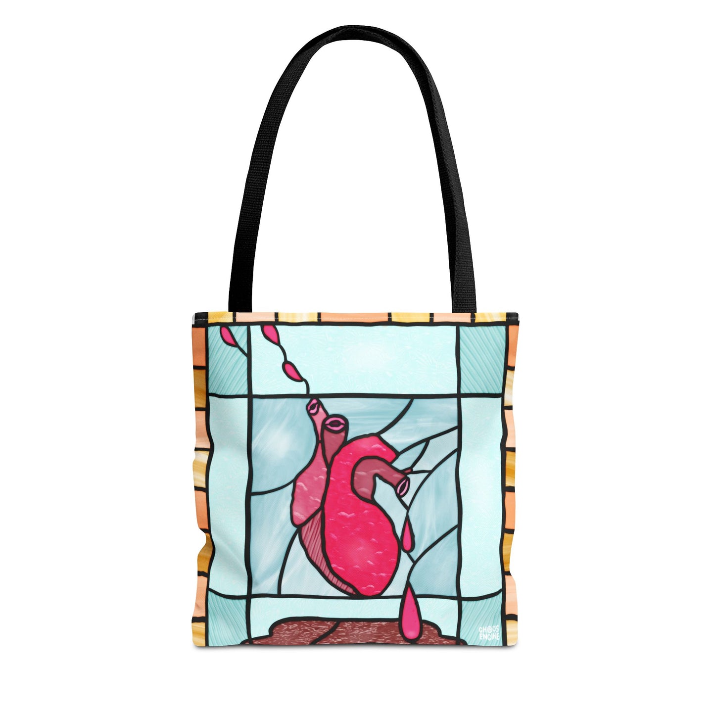 Heart of Stained Glass tote bag