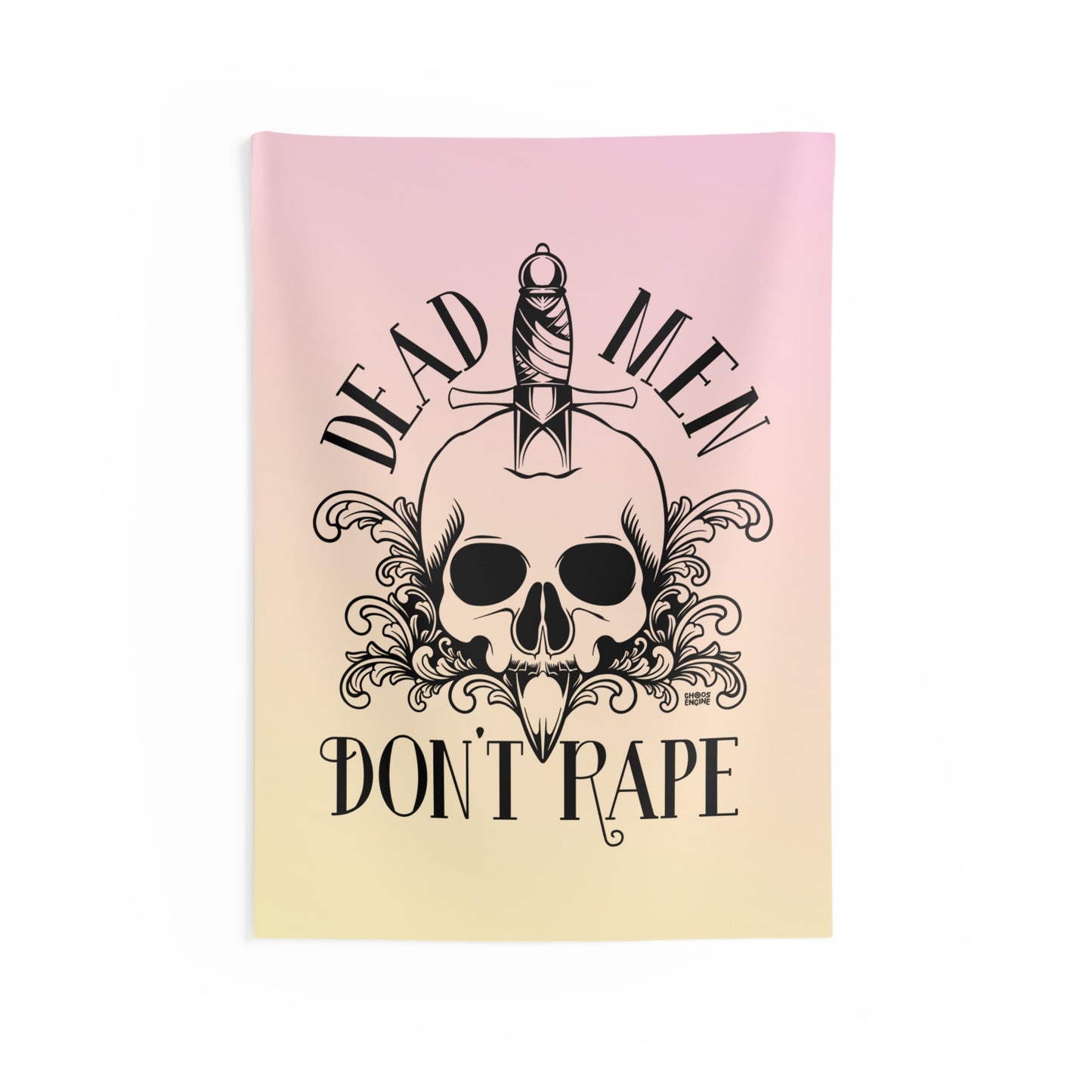 Dead Men Don't Rape wall tapestry