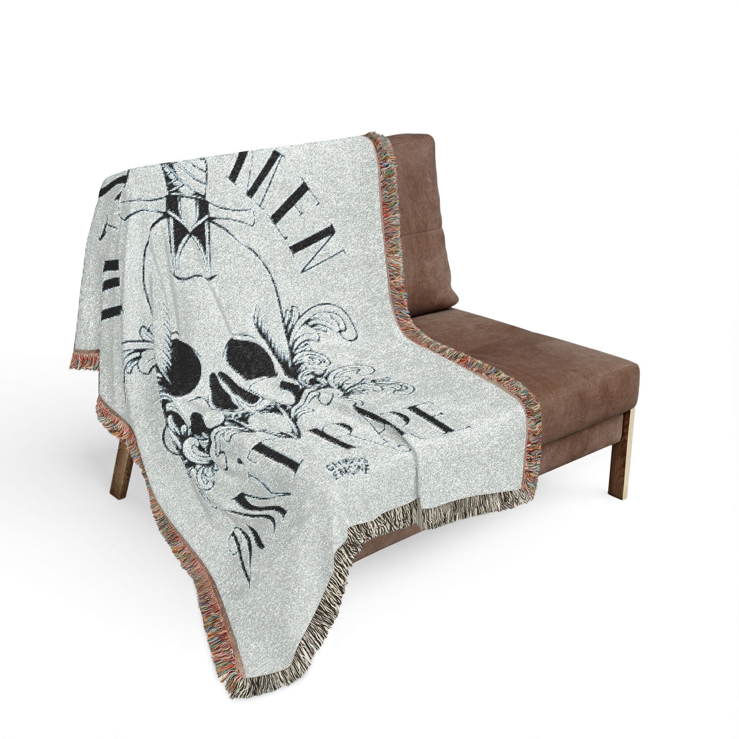 Dead Men Don't Rape woven blanket