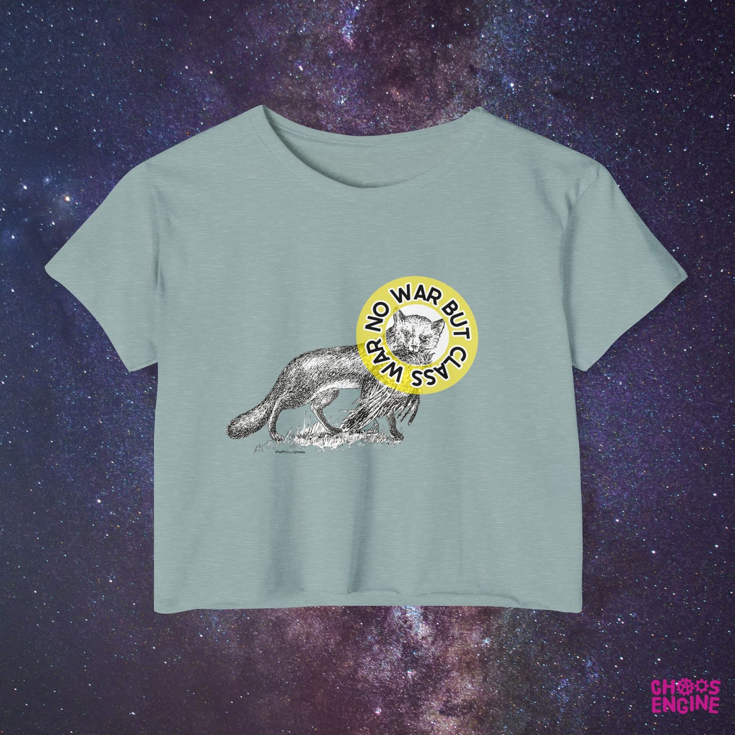 No War But Class War crop top