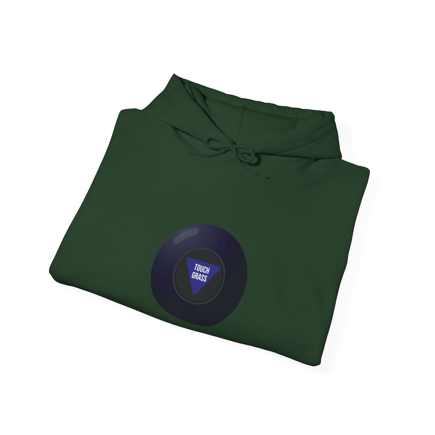 Touch Grass Magic 8-Ball hoodie
