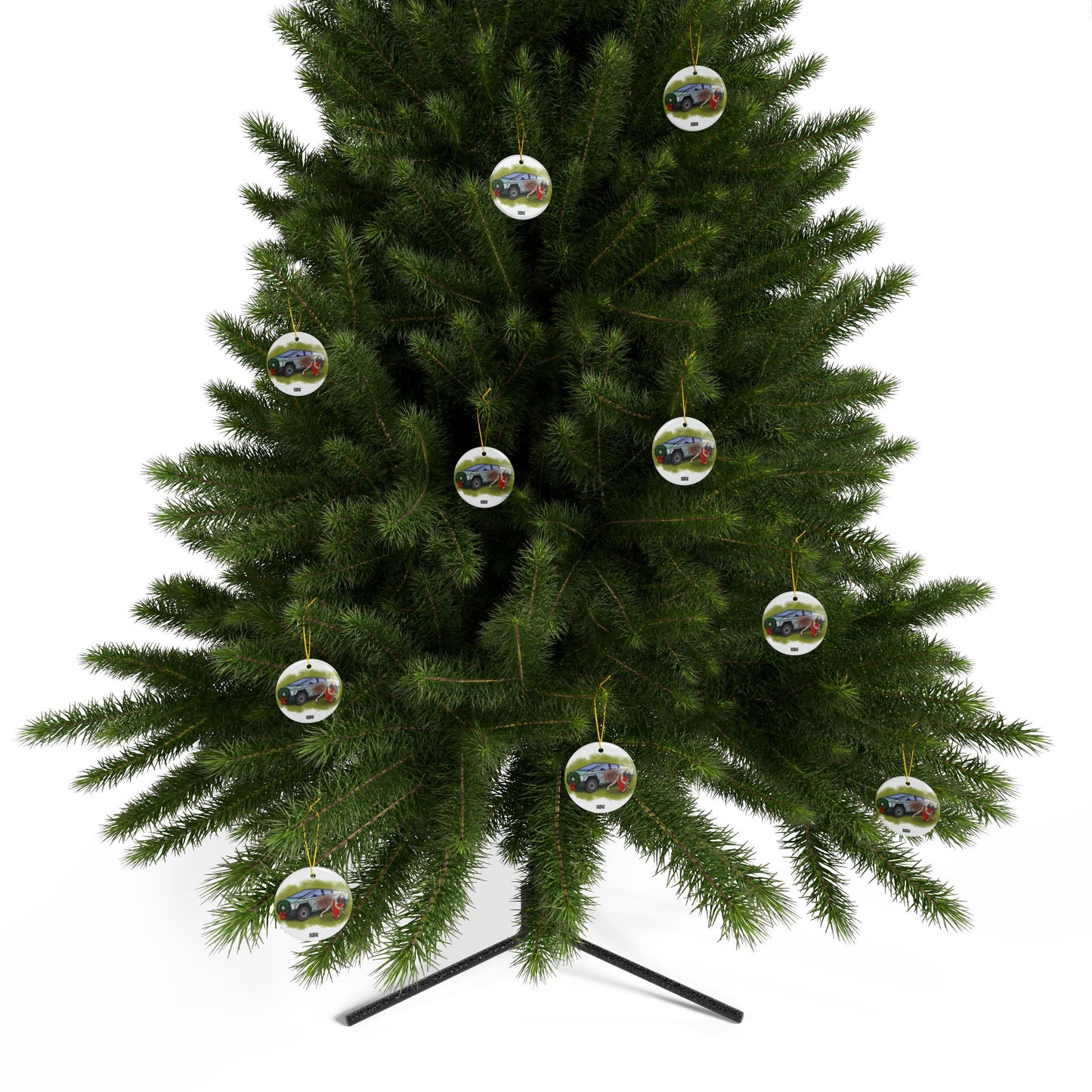 Merry Sh*tsmas ceramic ornament